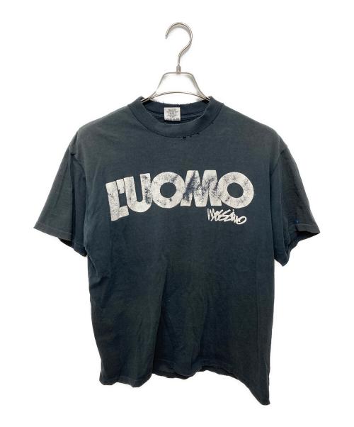 MOSSIMO（モッシモ）MOSSIMO (モッシモ) プリントTシャツ ブラック サイズ:XLの古着・服飾アイテム