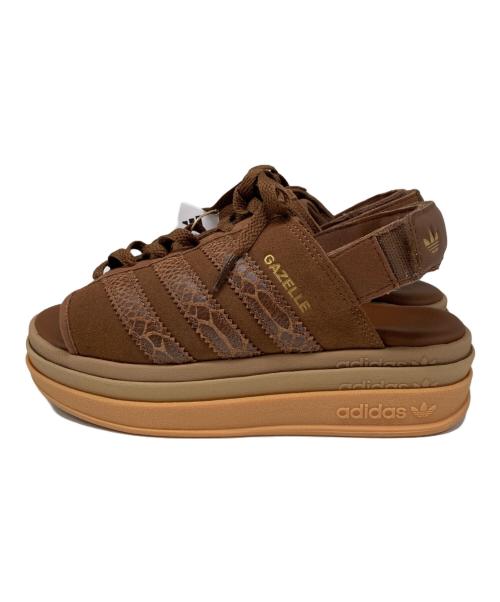 adidas（アディダス）adidas (アディダス) GAZELLE BOLD SANDAL ブラウン サイズ:23.5㎝ 未使用品の古着・服飾アイテム