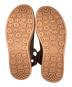 中古・古着 adidas (アディダス) GAZELLE BOLD SANDAL ブラウン サイズ:23.5㎝ 未使用品：10000円