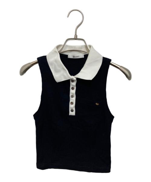 Snidel（スナイデル）Snidel (スナイデル) ポロカットセットアップ ブラックの古着・服飾アイテム