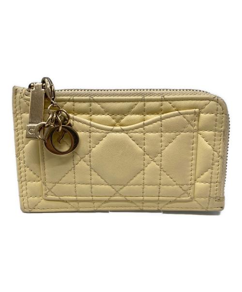 Christian Dior（クリスチャン ディオール）Christian Dior (クリスチャン ディオール) カナージュ コスモス フラグメントケース イエローの古着・服飾アイテム