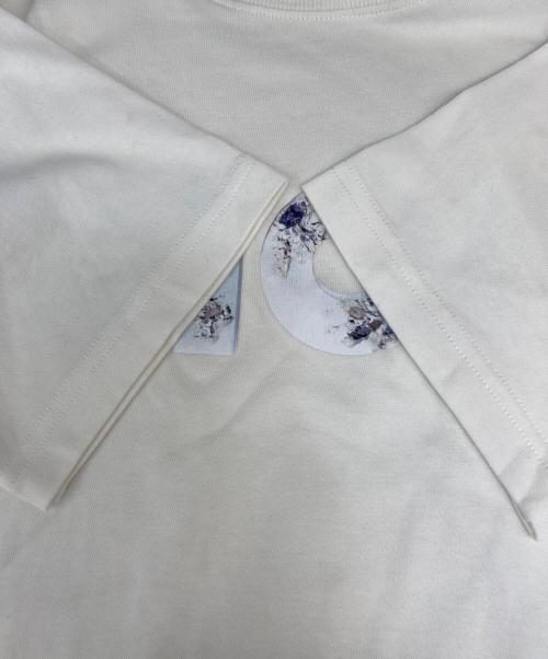 DIOR HOMME（ディオール オム）DIOR HOMME (ディオール オム) Daniel Arsham (ダニエル・アルシャム) ロゴTシャツ ホワイト サイズ:XSの古着・服飾アイテム