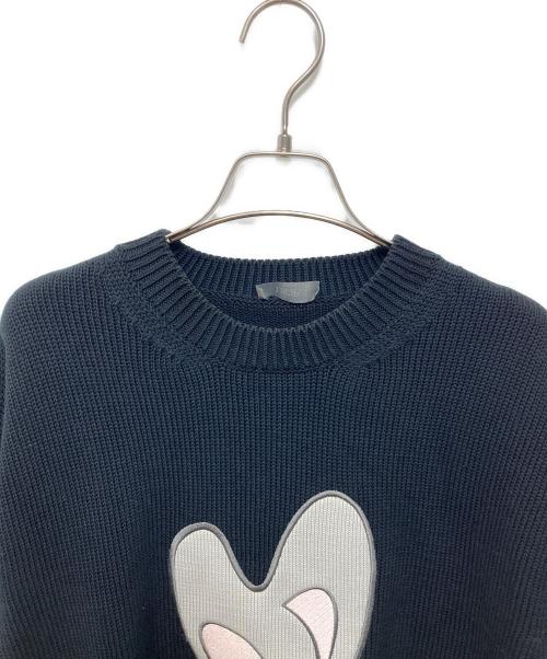 DIOR HOMME（ディオール オム）DIOR HOMME (ディオール オム) KENNY SCHARF (ケニー・シャーフ) 半袖ニット ブラック サイズ:Sの古着・服飾アイテム