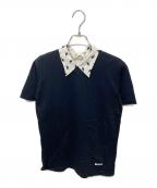 ）の古着「ブラウス」｜ネイビー