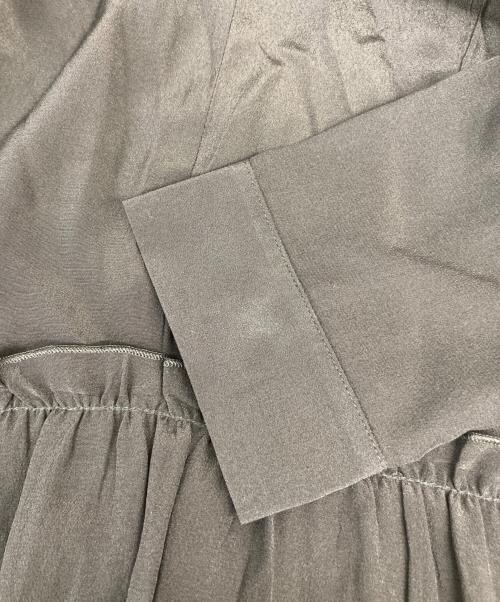 MIU MIU（ミュウミュウ）MIU MIU (ミュウミュウ) シルクワンピース ブラック サイズ:38の古着・服飾アイテム