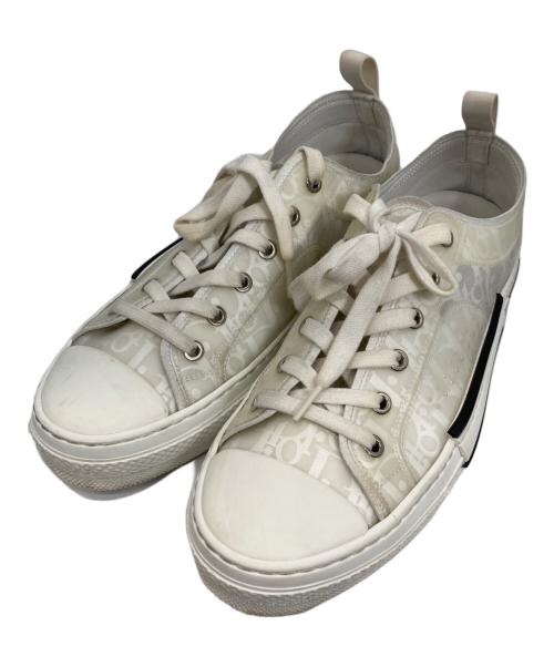 DIOR HOMME（ディオール オム）DIOR HOMME (ディオール オム) B23 ラバー オブリーク ローカットスニーカー ホワイト サイズ:41の古着・服飾アイテム
