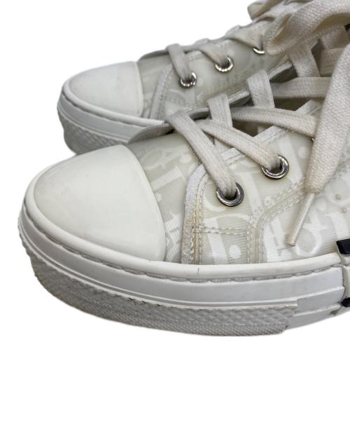 DIOR HOMME（ディオール オム）DIOR HOMME (ディオール オム) B23 ラバー オブリーク ローカットスニーカー ホワイト サイズ:41の古着・服飾アイテム