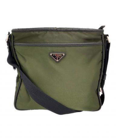 中古・古着通販】PRADA (プラダ) ショルダーバッグ グリーン｜ブランド