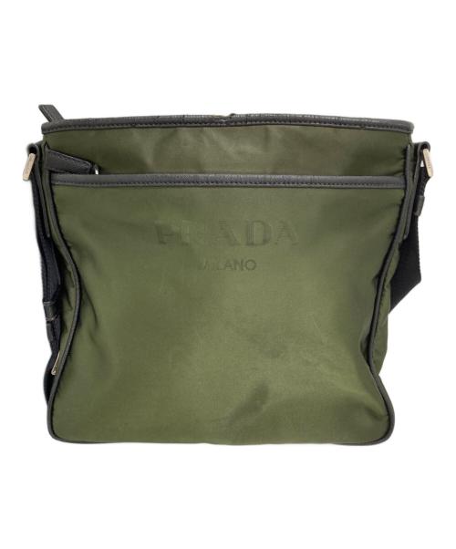 PRADA（プラダ）PRADA (プラダ) ショルダーバッグ グリーンの古着・服飾アイテム
