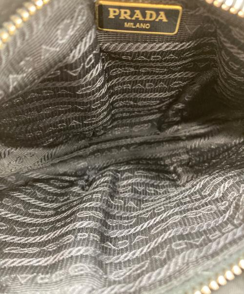 PRADA（プラダ）PRADA (プラダ) リボンハンドポーチの古着・服飾アイテム