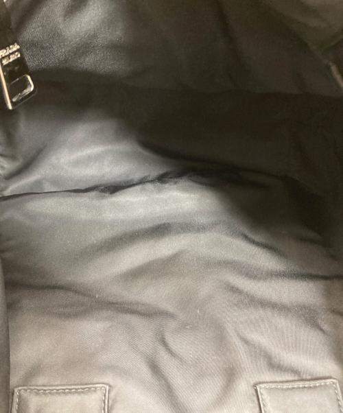 PRADA（プラダ）PRADA (プラダ) 2WAYショルダーバッグ ブラック×ブラウンの古着・服飾アイテム