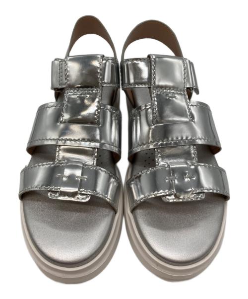 COLE HAAN（コールハーン）COLE HAAN (コールハーン) フィッシャーマン サンダル シルバー サイズ: 7Bの古着・服飾アイテム