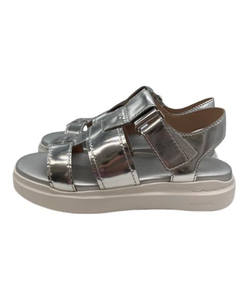 COLE HAAN（コールハーン）COLE HAAN (コールハーン) フィッシャーマン サンダル シルバー サイズ: 7Bの古着・服飾アイテム