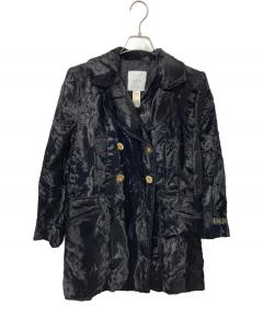ZARA ウールレギュラーフィットコート　Mサイズ　ブラック 中古・古着通販】ZARA (ザラ) ウールレギュラーフィットコート 2949