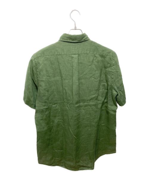 POLO RALPH LAUREN（ポロ・ラルフローレン）POLO RALPH LAUREN (ポロ・ラルフローレン) リネンシャツ グリーン サイズ:Mの古着・服飾アイテム