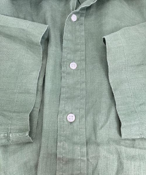 POLO RALPH LAUREN（ポロ・ラルフローレン）POLO RALPH LAUREN (ポロ・ラルフローレン) リネンシャツ グリーン サイズ:Mの古着・服飾アイテム