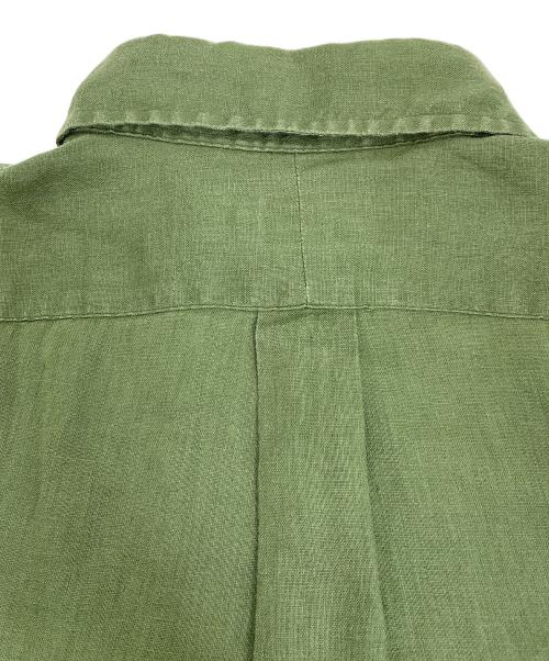 POLO RALPH LAUREN（ポロ・ラルフローレン）POLO RALPH LAUREN (ポロ・ラルフローレン) リネンシャツ グリーン サイズ:Mの古着・服飾アイテム