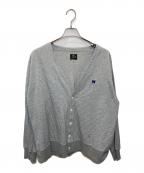 Needlesニードルズ）の古着「V NECK CARDIGAN - C/PE SUCKER JERSEY」｜グレー