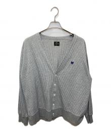 Needles（ニードルズ）の古着「V NECK CARDIGAN - C/PE SUCKER JERSEY」｜グレー