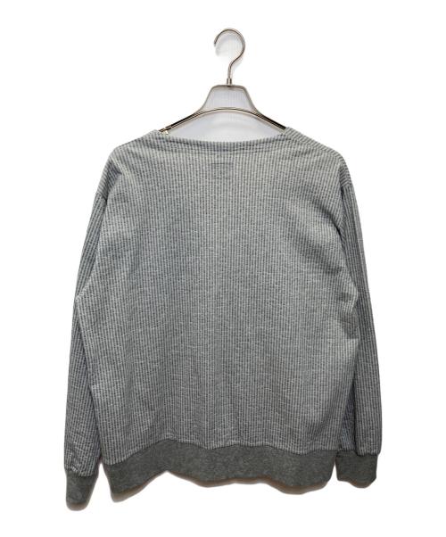 Needles（ニードルズ）Needles (ニードルズ) V NECK CARDIGAN - C/PE SUCKER JERSEY グレー サイズ:Mの古着・服飾アイテム