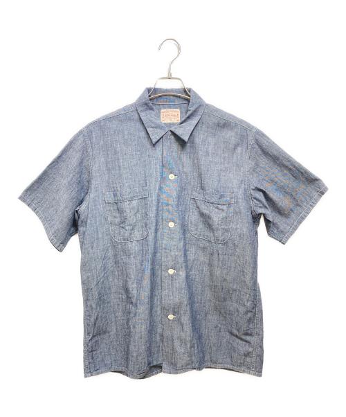 BONCOURA（ボンクラ）BONCOURA (ボンクラ) 半袖シャツ ネイビー サイズ:36の古着・服飾アイテム