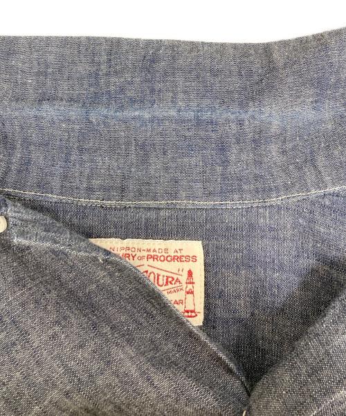 BONCOURA（ボンクラ）BONCOURA (ボンクラ) 半袖シャツ ネイビー サイズ:36の古着・服飾アイテム