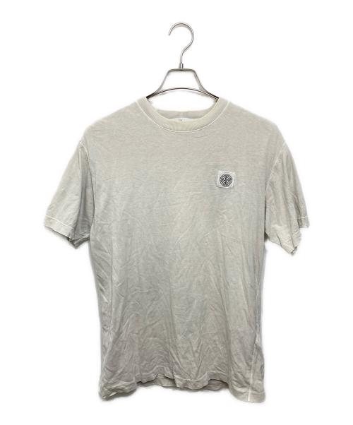STONE ISLAND（ストーンアイランド）STONE ISLAND (ストーンアイランド) Tシャツ ベージュ サイズ:Mの古着・服飾アイテム