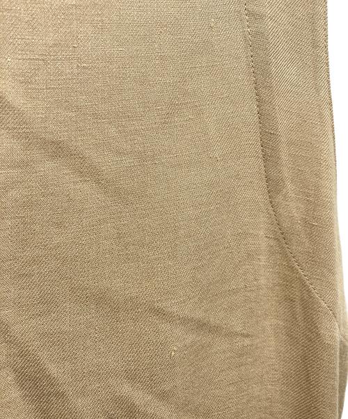 POSTELEGANT（ポステレガント）POSTELEGANT (ポステレガント) リネンワンピース ベージュ サイズ:38 Mの古着・服飾アイテム