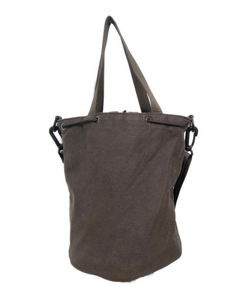 BRIEFING（ブリーフィング）BRIEFING (ブリーフィング) 2WAY DUAL DRAWSTRING POUCH BOA ブラウンの古着・服飾アイテム