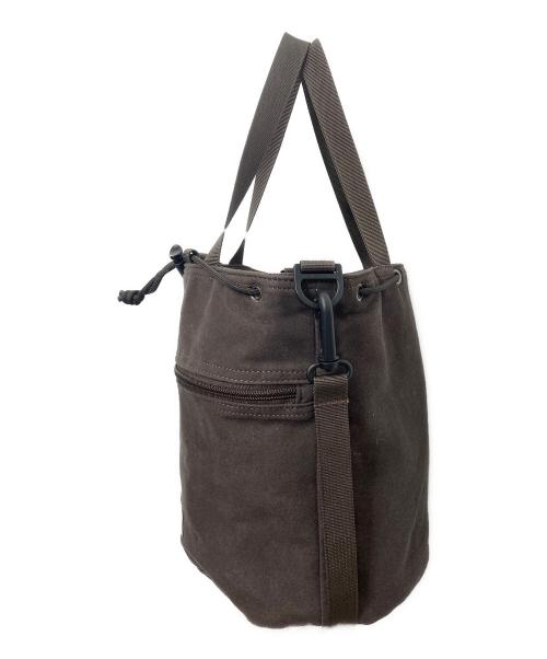 BRIEFING（ブリーフィング）BRIEFING (ブリーフィング) 2WAY DUAL DRAWSTRING POUCH BOA ブラウンの古着・服飾アイテム
