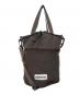 BRIEFING（ブリーフィング）の古着「2WAY DUAL DRAWSTRING POUCH BOA」｜ブラウン