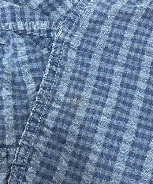 GRAMICCI（グラミチ）GRAMICCI (グラミチ) シアサッカーチェックハーフパンツ ネイビー サイズ:Sの古着・服飾アイテム