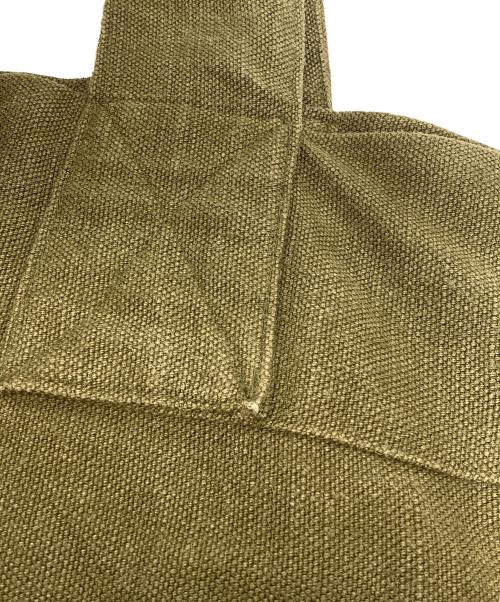 CHARVET EDITIONS（シャルベ エディション）CHARVET EDITIONS (シャルベ エディション) リネントートバッグ オリーブの古着・服飾アイテム