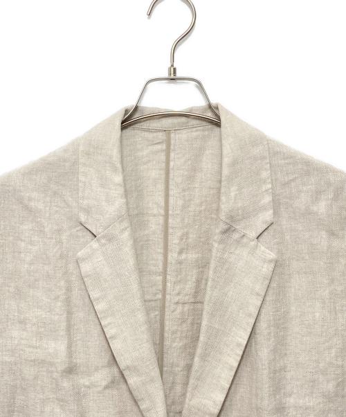 Spick and Span（スピック＆スパン）Spick and Span (スピック＆スパン) リネンエアリージャケット ベージュ サイズ:36の古着・服飾アイテム