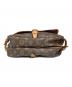 中古・古着 LOUIS VUITTON (ルイ ヴィトン) ショルダーバッグ モノグラム ソミュール30 ブラウン：30000円