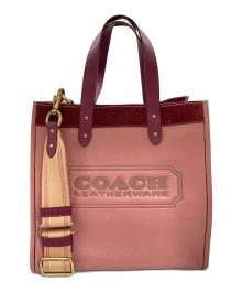 COACH（コーチ）の古着「2WAYバッグ  Field Tote」｜ピンク