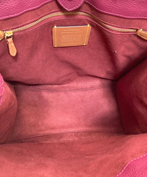 COACH（コーチ）COACH (コーチ) 2WAYバッグ  Field Tote ピンクの古着・服飾アイテム
