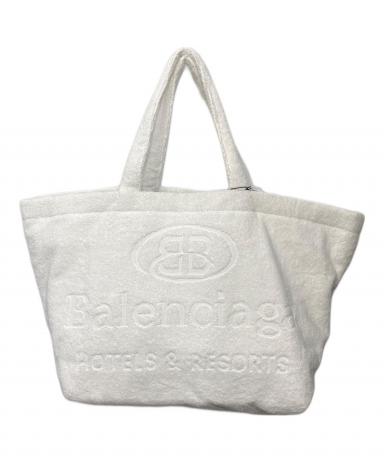 BALENCIAGA バレンシアガ バッグ（その他）  白 【古着】【中古】【送料無料】 中古・古着通販】BALENCIAGA (バレンシアガ) ジャンボ ラージ トート
