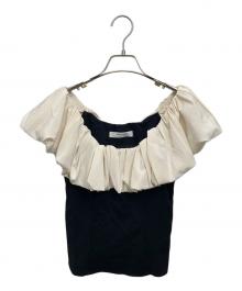 HER LIP TO（ハーリップトゥ）の古着「Sia Off-the-Shoulder Top」｜ブラック