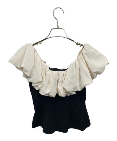 HER LIP TO（ハーリップトゥ）HER LIP TO (ハーリップトゥ) Sia Off-the-Shoulder Top ブラック サイズ:Mの古着・服飾アイテム