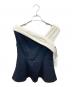 HER LIP TO（ハーリップトゥ）の古着「Asymmetric Two-Tone Peplum Top」｜ブラック