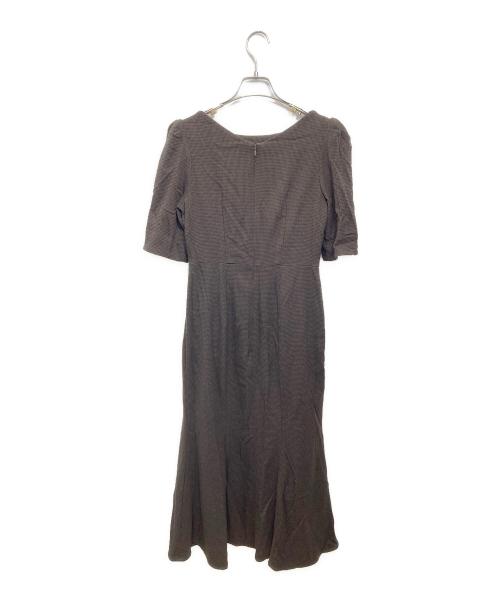 HER LIP TO（ハーリップトゥ）Her lip to (ハーリップトゥ) ワンピース ブラウン サイズ:Mの古着・服飾アイテム