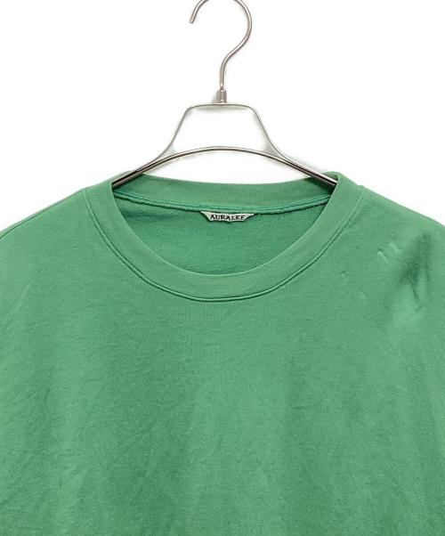 AURALEE（オーラリー）AURALEE (オーラリー) SUPER HIGH GAUGE SWEAT グリーン サイズ:3の古着・服飾アイテム
