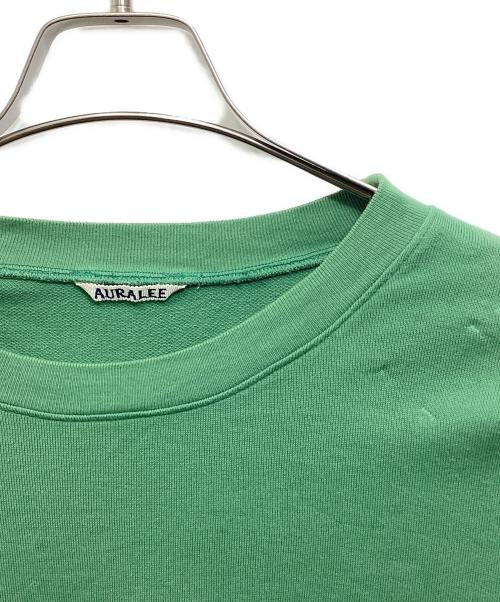 AURALEE（オーラリー）AURALEE (オーラリー) SUPER HIGH GAUGE SWEAT グリーン サイズ:3の古着・服飾アイテム