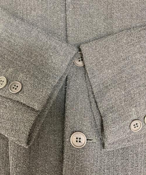 EMPORIO ARMANI（エンポリオ アルマーニ）EMPORIO ARMANI (エンポリオ アルマーニ) パイル地3Bジャケット グレー サイズ:44の古着・服飾アイテム