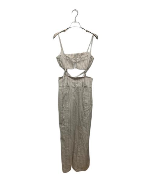 MAISON SPECIAL（メゾンスペシャル）MAISON SPECIAL (メゾンスペシャル) サロペット アイボリー サイズ:36の古着・服飾アイテム