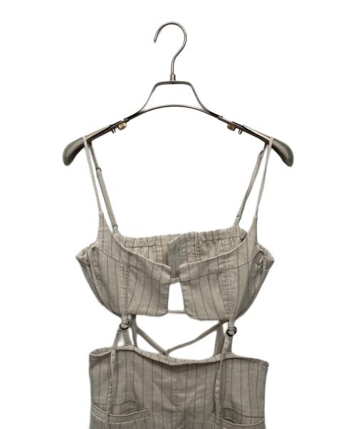 MAISON SPECIAL（メゾンスペシャル）MAISON SPECIAL (メゾンスペシャル) サロペット アイボリー サイズ:36の古着・服飾アイテム