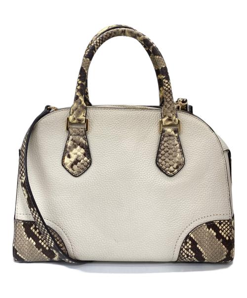 MICHAEL KORS（マイケルコース）MICHAEL KORS (マイケルコース) 2WAYバッグ アイボリーの古着・服飾アイテム