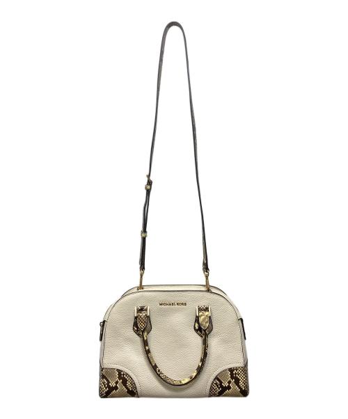 MICHAEL KORS（マイケルコース）MICHAEL KORS (マイケルコース) 2WAYバッグ アイボリーの古着・服飾アイテム