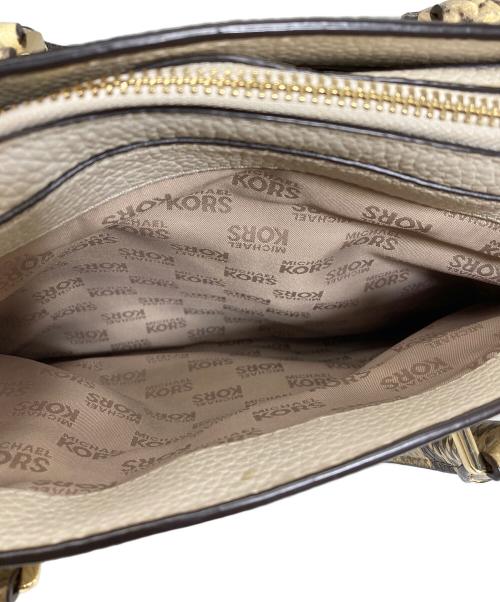 MICHAEL KORS（マイケルコース）MICHAEL KORS (マイケルコース) 2WAYバッグ アイボリーの古着・服飾アイテム
